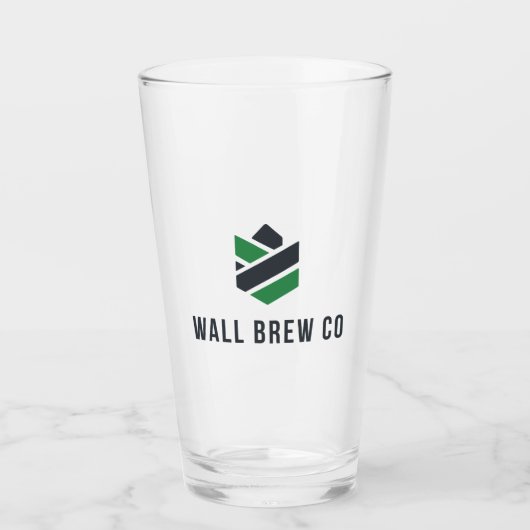 Wall Brew Co Glas (Vorderseite)