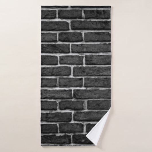 Wall brick brick wall building badehandtuch (Badehandtuch)