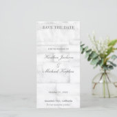 Wall-Bricks Hochzeitsarbeiten Beruflich Minimalist Save The Date (Stehend Vorderseite)