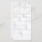 Wall-Bricks Hochzeitsarbeiten Beruflich Minimalist Save The Date (Rückseite)