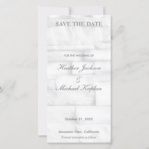 Wall-Bricks Hochzeitsarbeiten Beruflich Minimalist Save The Date