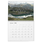 Wall Calendar 2025 mit englischen Bibelversen Kalender (Jan 2026)