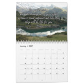 Wall Calendar 2025 mit englischen Bibelversen Kalender (Jan 2027)