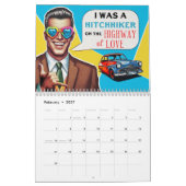 Wall Calendar 2025 - Vintager Style Spaß Kalender (Feb 2027)