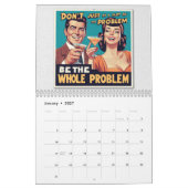 Wall Calendar 2025 - Vintager Style Spaß Kalender (Jan 2027)