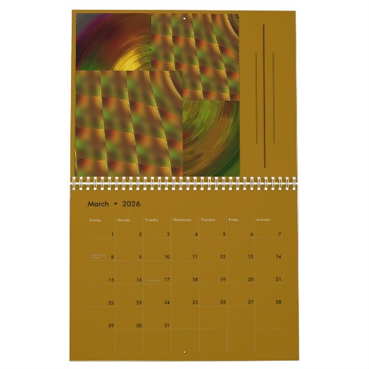 Wall Calendar "Designer's Gallery" Kalender (Mär 2026)