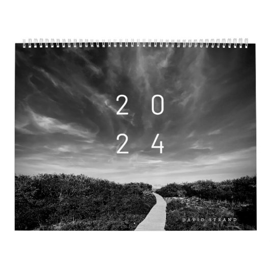 Wall Calendar - Schwarz-Weiß-Landschaft Fotos Kalender (Titelbild)