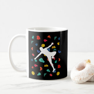 Wall Climbing Indoor Rock Climbers Action Sports Kaffeetasse