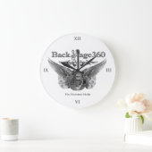 Wall-Clock - 10,75" runder Acryl Große Wanduhr (Zuhause)