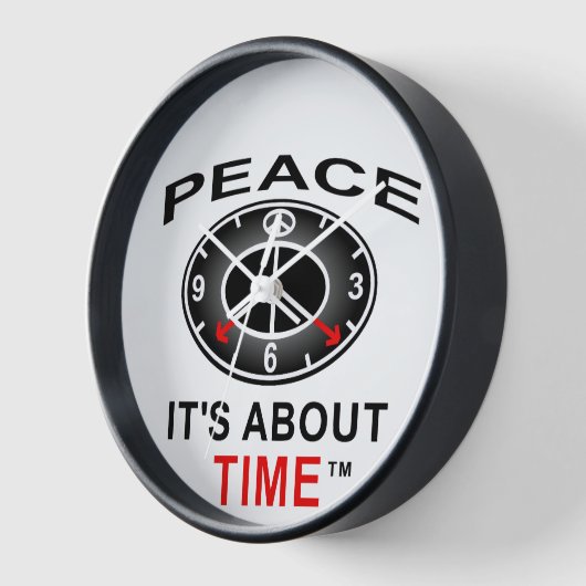 Wall Clock, 10" Runde Uhr (Winkel)