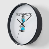 Wall Clock, 10" runder, schwarzer Holzrahmen Uhr (Winkel)