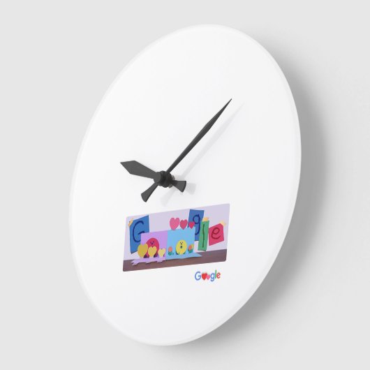Wall Clock 2023 neues Google Design Große Wanduhr (Winkel)