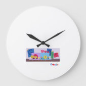 Wall Clock 2023 neues Google Design Große Wanduhr (Vorderseite)