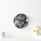 Wall Clock Baby British Shorthair Runde Wanduhr (Zuhause)