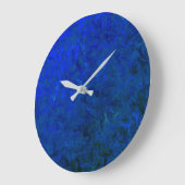 Wall Clock Blue Moon Große Wanduhr (Winkel)