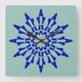 Wall Clock, Ein elegantes, vielfarbiges klassische Quadratische Wanduhr