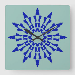 Wall Clock, Ein elegantes, vielfarbiges klassische Quadratische Wanduhr