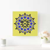 Wall Clock, Ein elegantes, vielfarbiges klassische Quadratische Wanduhr (Zuhause)