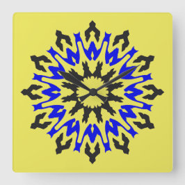 Wall Clock, Ein elegantes, vielfarbiges klassische Quadratische Wanduhr