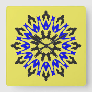 Wall Clock, Ein elegantes, vielfarbiges klassische Quadratische Wanduhr