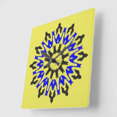 Wall Clock, Ein elegantes, vielfarbiges klassische Quadratische Wanduhr (Winkel)