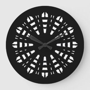 Wall Clock - Ein Schwarz-weißes klassisches Design Große Wanduhr