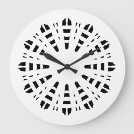 Wall Clock - Ein Schwarz-weißes klassisches Design Große Wanduhr