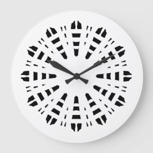 Wall Clock - Ein Schwarz-weißes klassisches Design Große Wanduhr