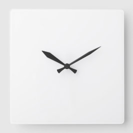 Wall Clock Erstellen Sie Ihr eigenes Design Quadratische Wanduhr