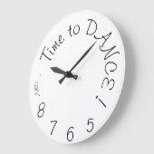 Wall clock for Dancers Große Wanduhr (Winkel)