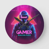 WALL CLOCK FOR GAMMER RUNDE WANDUHR (Vorderseite)