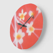 Wall Clock für asiatische Blume Große Wanduhr (Winkel)