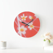 Wall Clock für asiatische Blume Große Wanduhr (Zuhause)