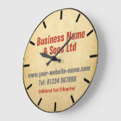 Wall-Clock für Unternehmen oder Geschäftsbüros Große Wanduhr (Winkel)