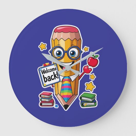 Wall Clock Große Wanduhr (Vorderseite)