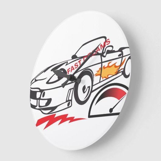 Wall Clock Große Wanduhr (Winkel)