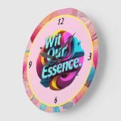 Wall Clock Große Wanduhr (Winkel)