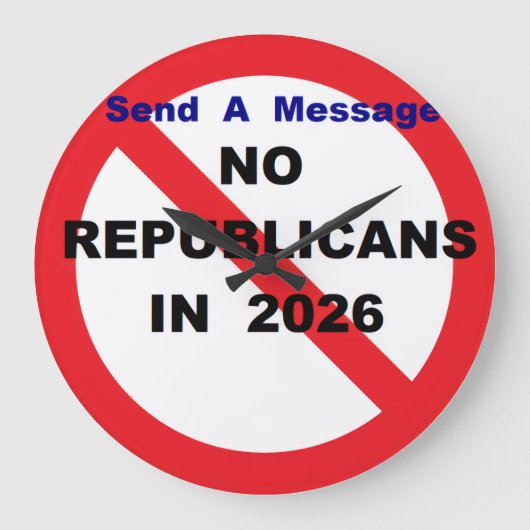 Wall Clock Große Wanduhr (Vorderseite)