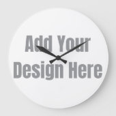 Wall Clock Große Wanduhr (Vorderseite)