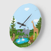 Wall Clock Große Wanduhr (Winkel)