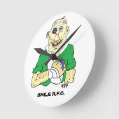 Wall Clock - Individuelles Rugby Runde Wanduhr (Winkel)