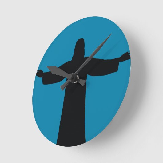 Wall Clock  jesus christ  Runde Wanduhr (Winkel)