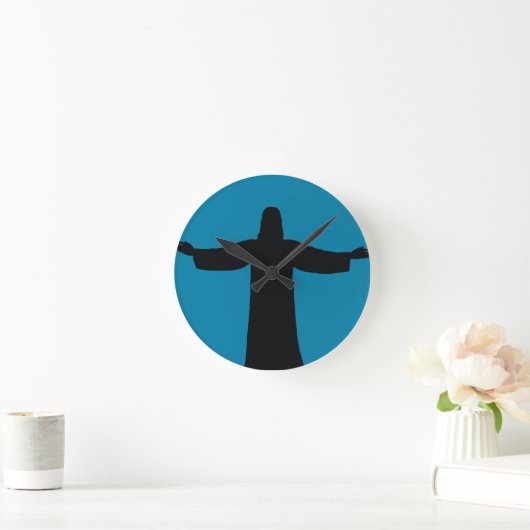 Wall Clock  jesus christ  Runde Wanduhr (Zuhause)