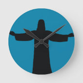 Wall Clock  jesus christ  Runde Wanduhr (Vorderseite)