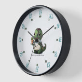 Wall Clock mit Dancing Dinos Uhr (Winkel)