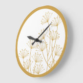 Wall Clock - Mod-Lüster in Gold Große Wanduhr (Winkel)