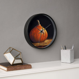 Wall Clock Pumpkin Uhr