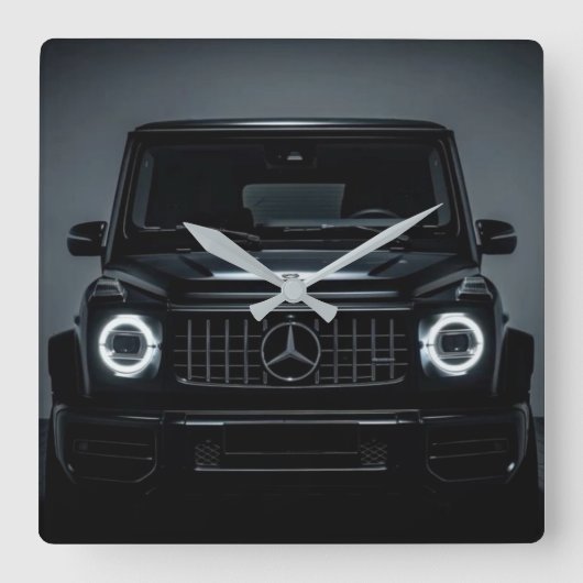 Wall Clock Quadratische Wanduhr (Vorderseite)