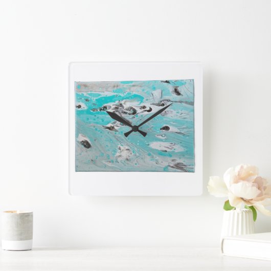 Wall Clock Quadratische Wanduhr (Zuhause)