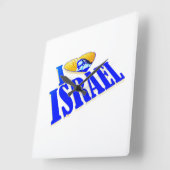 Wall Clock Quadratische Wanduhr (Winkel)